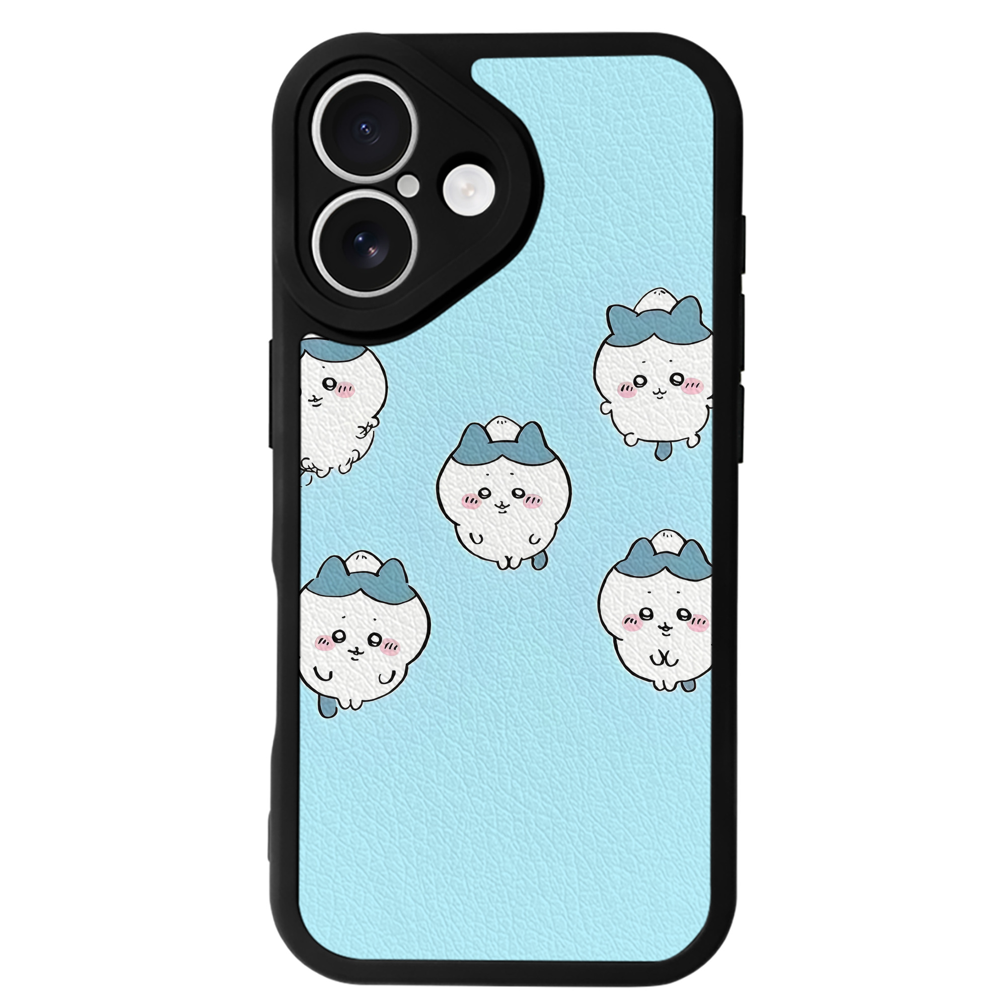（画像用） ちいかわ Chii-kawa 【iPhone 16シリーズ対応】シリコンスマホケース（レザー調） 材質：シリコン
